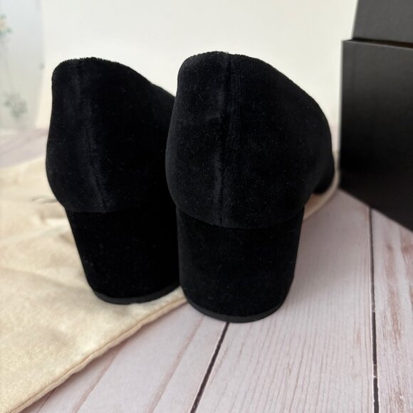 J.Crew Avery Velvet Pumps with Bow, sz 8 - Picture 6 of 12